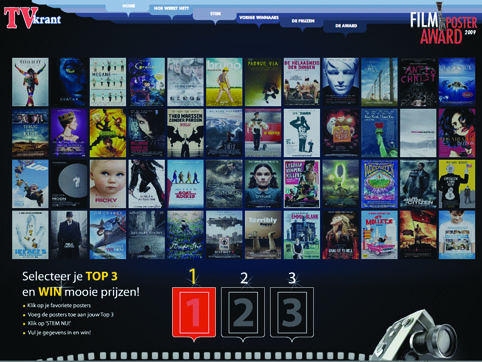 Kiezen uit 48 ‘gevarieerde’ filmposters